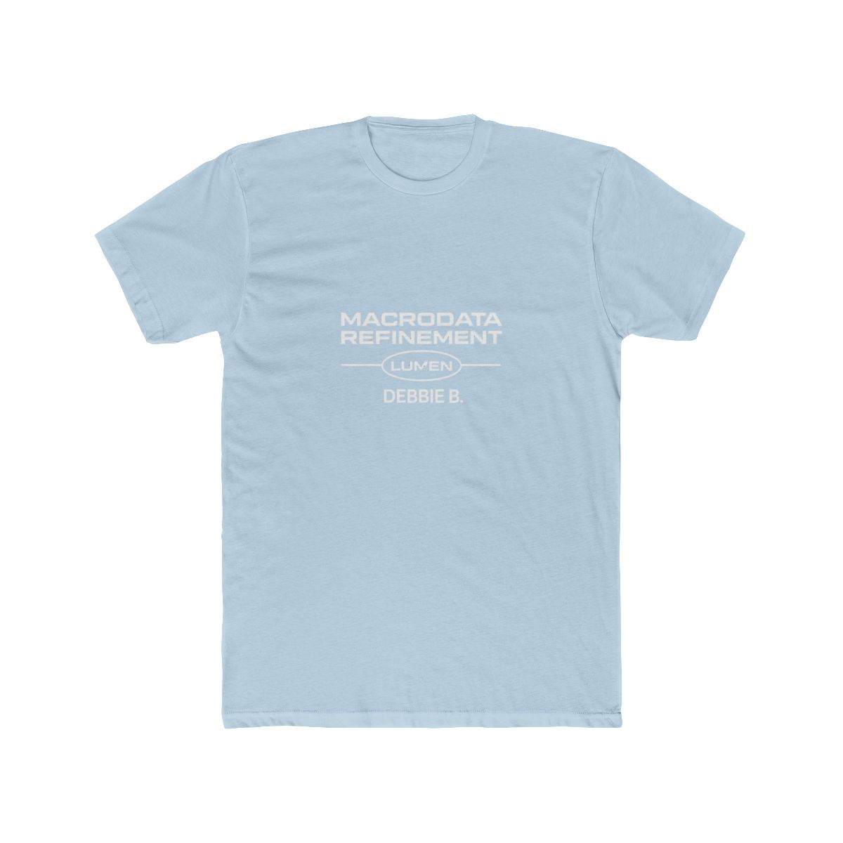 Macrodata Refinement Lumen Debbie B T Shirt - Cyberpunk Anime Fan Gift - alternate angle 2, merchandise