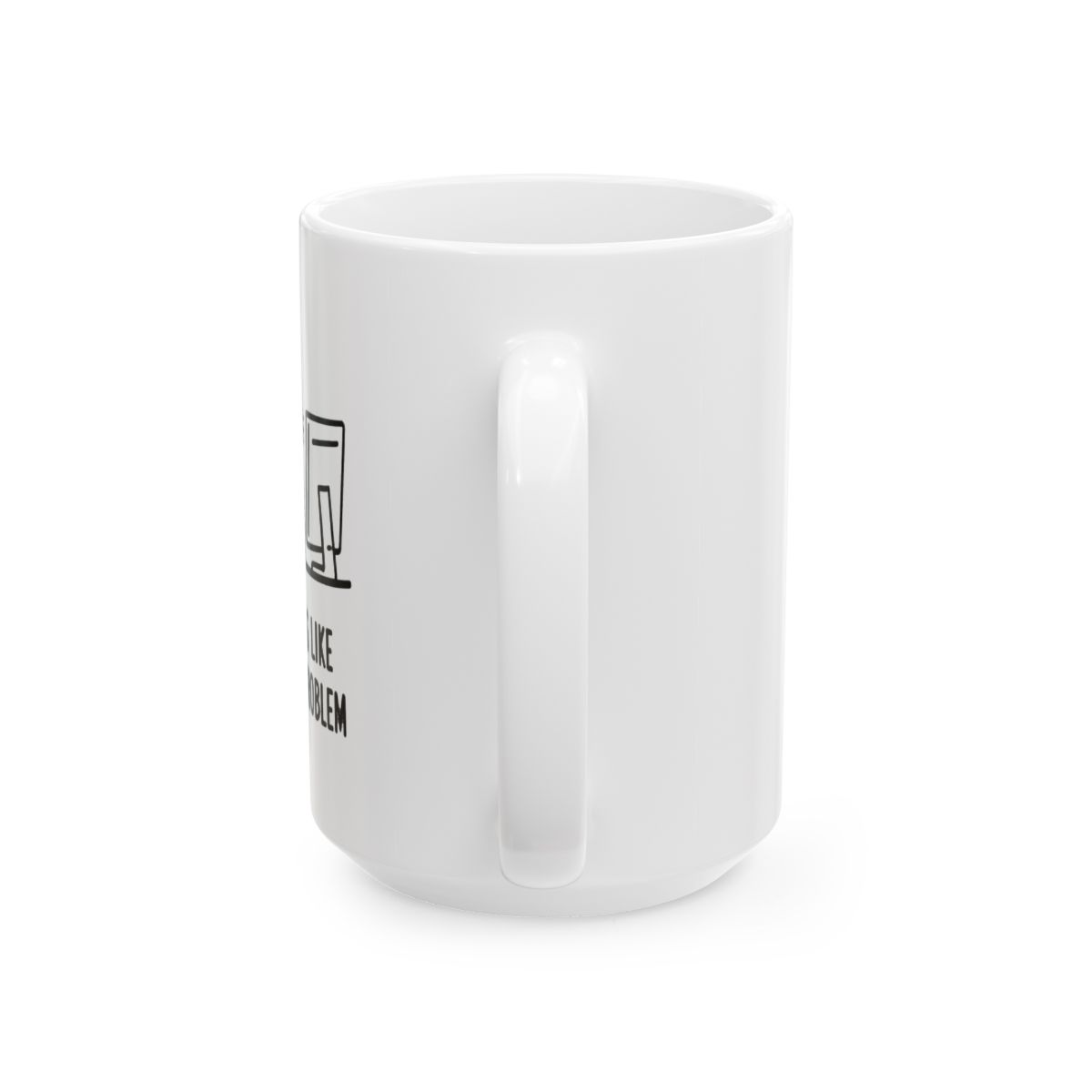 Infinite Recursive Mugs Illustration Ceramic Mug - Funny Meta Coffee Gift - alternate angle 5, merchandise