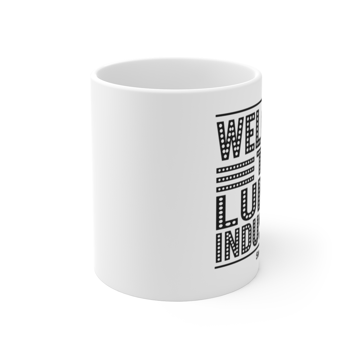 Severance "Welcome to Lumon Industries" White Mug - alternate angle 1, merchandise